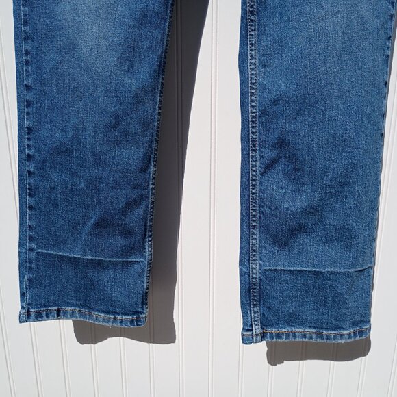 LEVI'S JEANS Men's 38 x 30 Blue Denim 511 Slim Fit Medium Wash Distressed - Picture 9 of 14